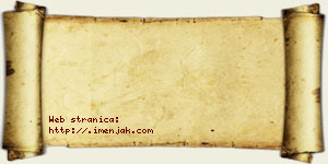 Isailo Jačovac vizit kartica